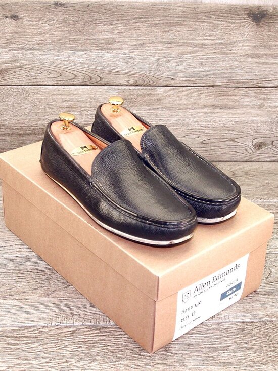Allen Edmonds SANTIAGO Driving Loafer 8.5 D Slate * add $15 new Cedar Trees main image 6